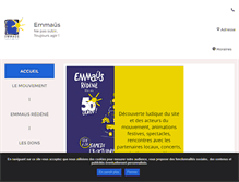 Tablet Screenshot of emmaus-redene.com